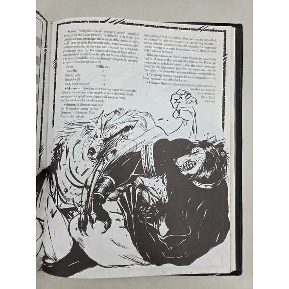 Werewolf The Apocalypse Second Edition WW3600 RPG Hardcover with Dragonskin 1994 - Picture 11 of 16